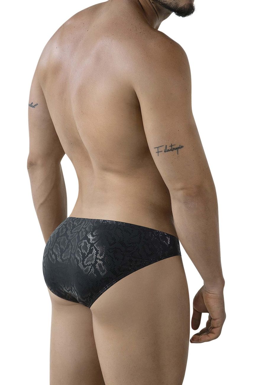Black Clever Luxe Brief 2040 by CITYBOYZ★USA, stylish men's underwear with a comfortable fit and sleek design.