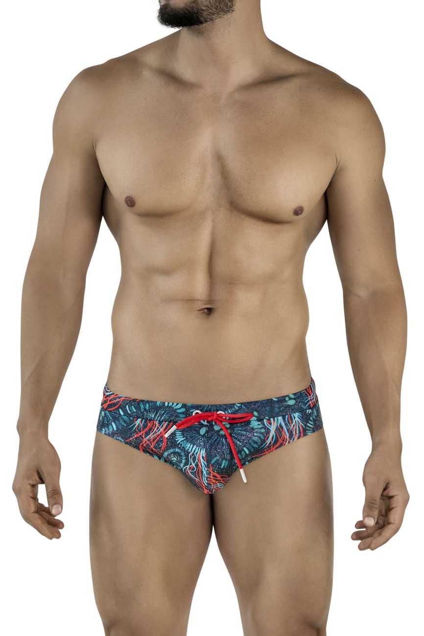 Dark blue Clever Malpelo swim brief by CITYBOYZ★USA, fitted style with sleek design visible in the image.
