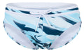 Blue Clever Baru swim brief by CITYBOYZ★USA, featuring a sleek design and snug fit, perfect for swimming or beachwear.