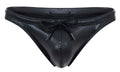 Clever Gorgona Swim Thong by CITYBOYZ★USA featuring a sleek design and bold faux-leather finish.