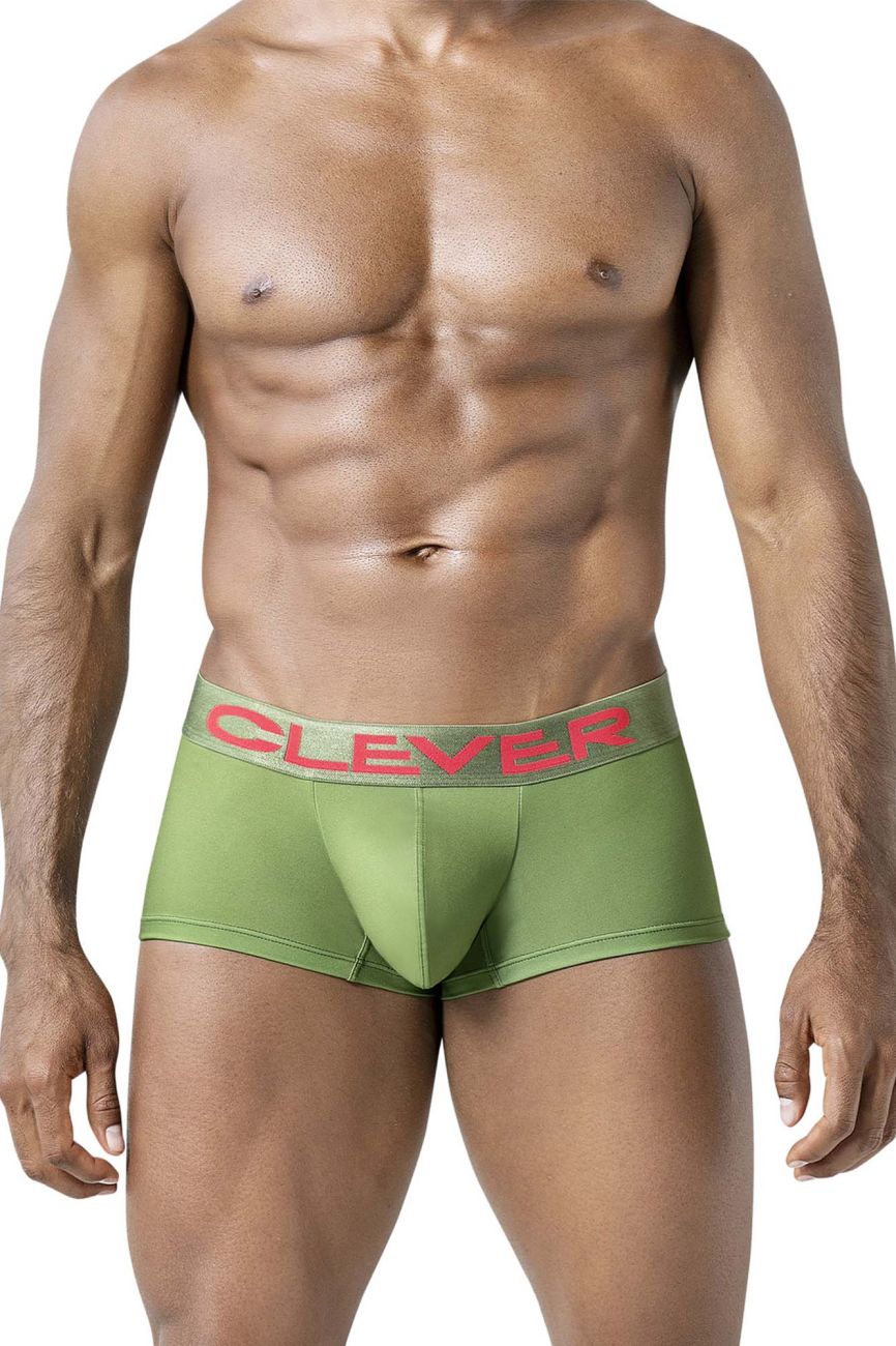 Clever Australian Latin Trunks 3PK-Beige-Blue-Green Underwear- CITYBOYZ★USA