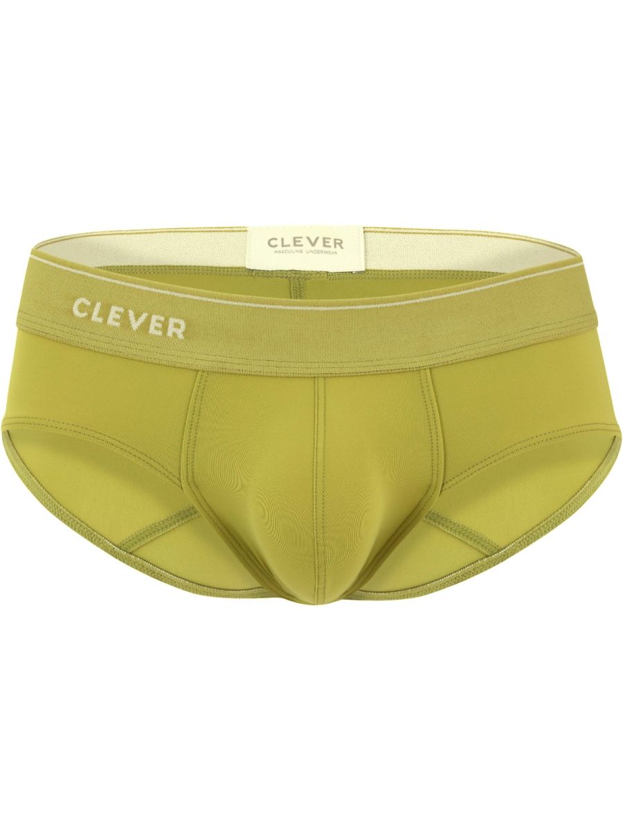 Green Clever Atenea Brief by CITYBOYZ★USA, showing the comfortable, fitted design of this men's underwear.