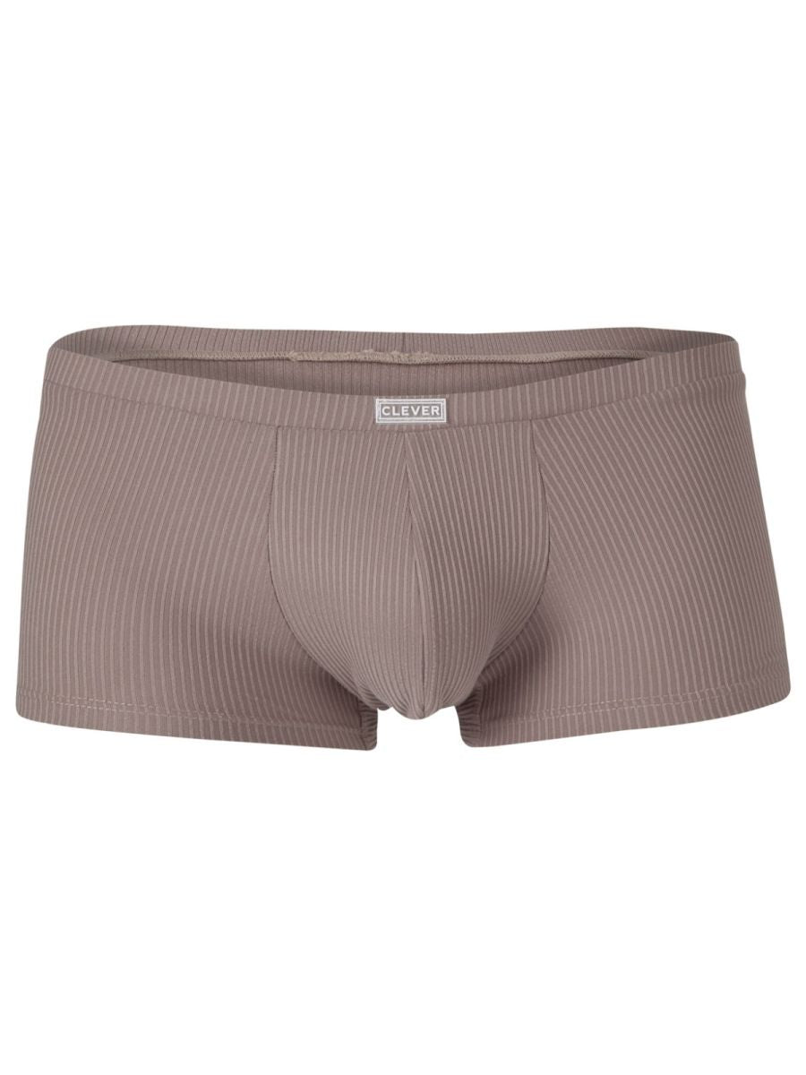 Sand-colored Clever Apolo Trunk by CITYBOYZ★USA, comfortable men's trunk underwear with a fitted waistband and smooth fabric.