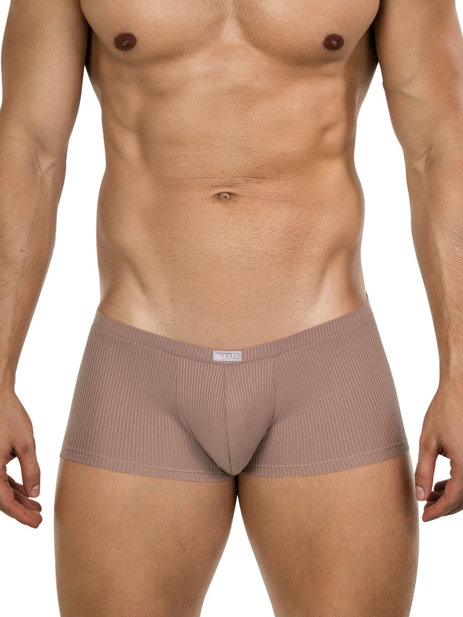 Sand-colored Clever Apolo men's trunks by CITYBOYZ★USA, featuring comfortable fit and stylish design.