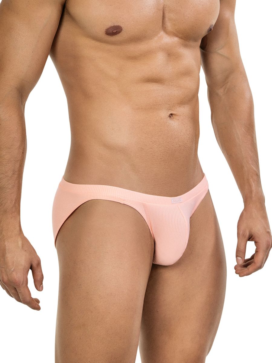Orange Clever Apolo men's bikini underwear by CITYBOYZ★USA, featuring a snug fit and smooth fabric.