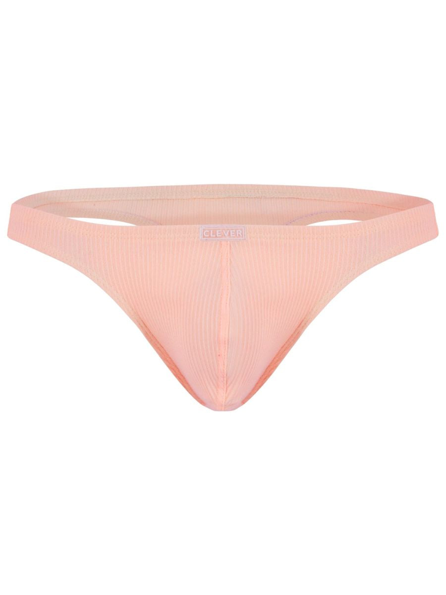 Bright orange Clever Apolo Thong bikini bottom by CITYBOYZ★USA with sleek, minimal design and adjustable string sides.