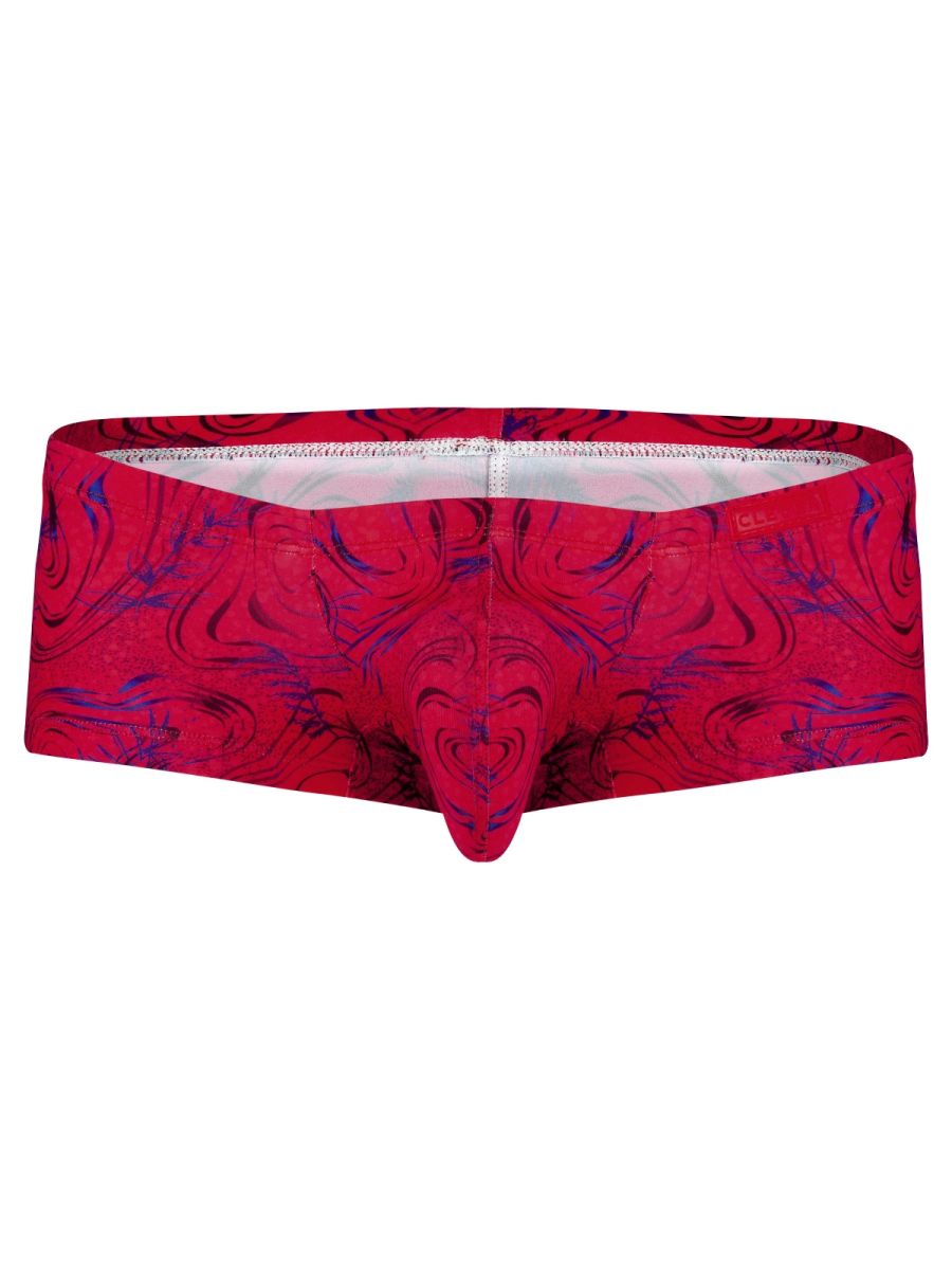 Red CITYBOYZ★USA Clever Helion trunk for men, showcasing stylish comfort with a sleek design and soft fabric.