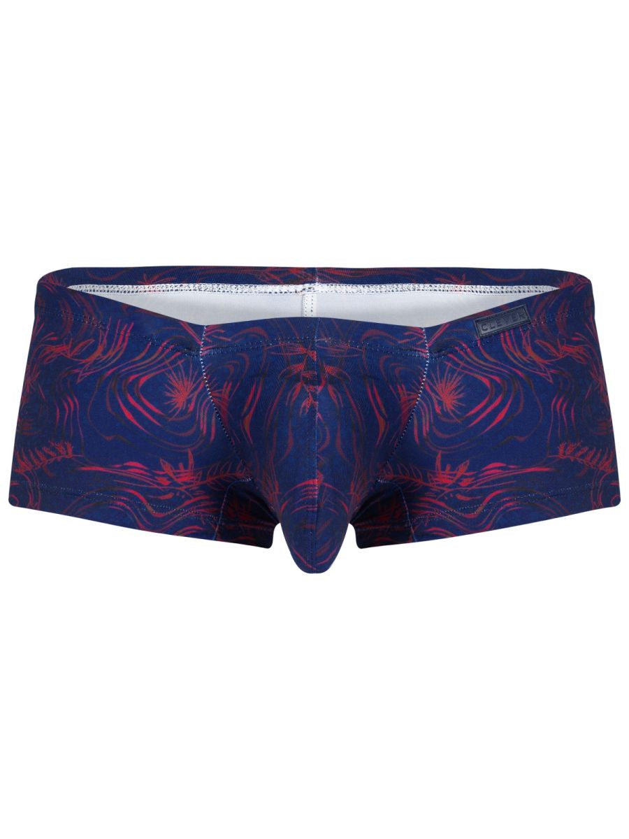 Blue Clever Helion men's trunk by CITYBOYZ★USA, showcasing stylish design and comfortable fit in a close-up image.