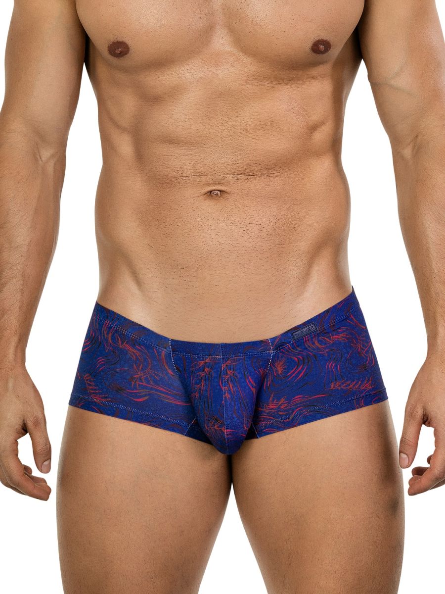 Blue CITYBOYZ★USA Clever Helion men's trunk showing a comfortable fit and stylish design on a white background.