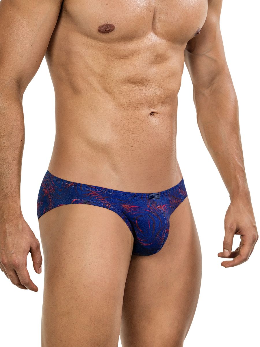 Blue Clever Helion Bikini underwear by CITYBOYZ★USA, featuring a sleek design and comfortable fit.