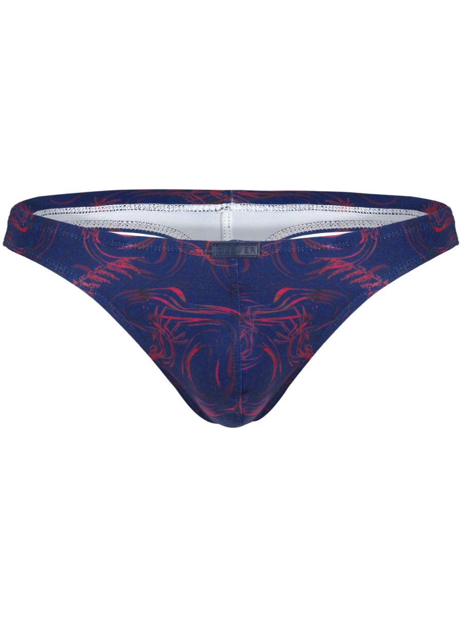 Blue Clever Helion men's thong underwear by CITYBOYZ★USA, featuring a sleek design and comfortable fit.