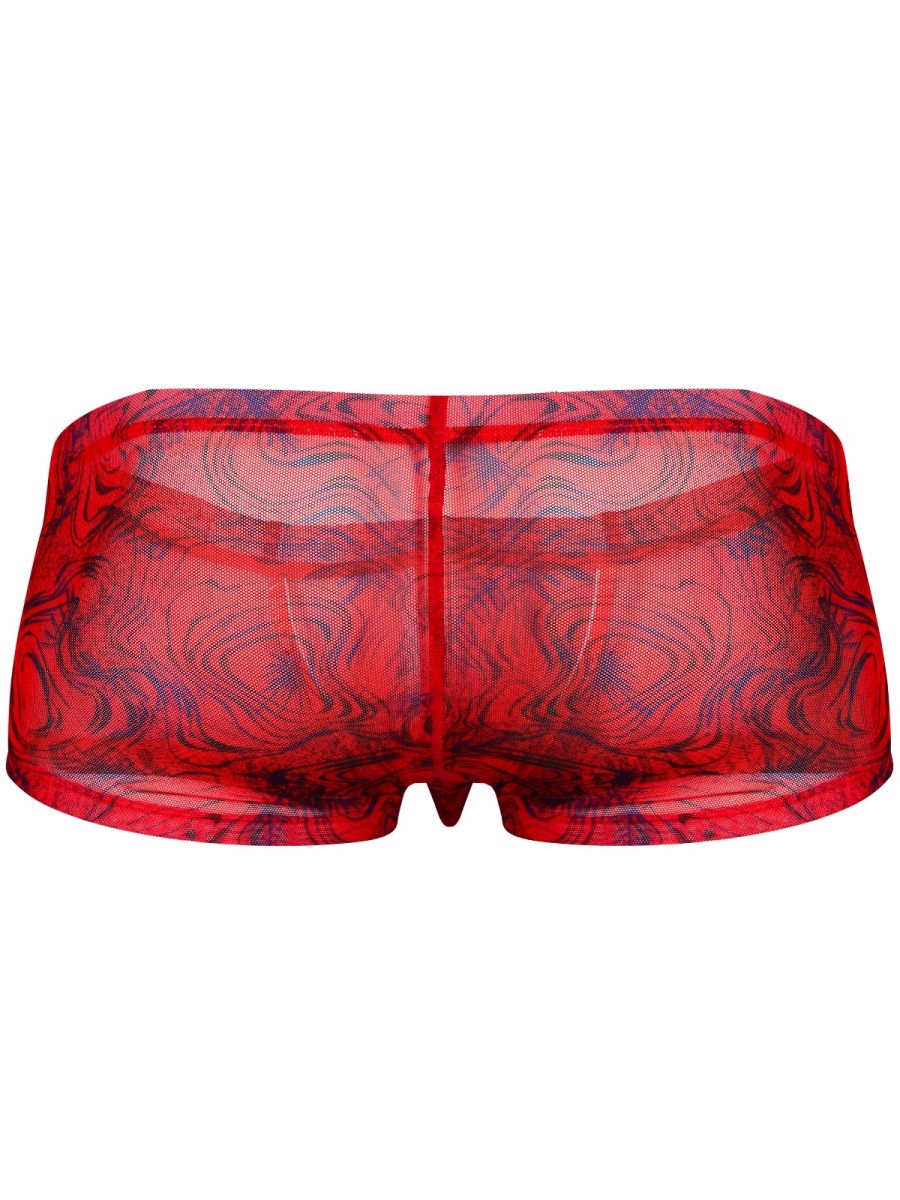 Red Clever Calipso trunk by CITYBOYZ★USA, featuring a stylish design and sturdy construction, displayed on a plain background.