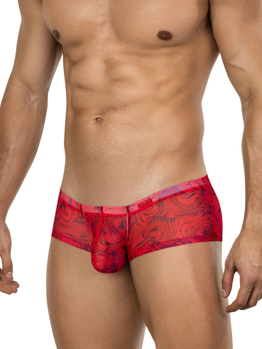Red Clever Calipso trunk by CITYBOYZ★USA featuring a sturdy design and spacious interior for storage.