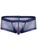 Blue Clever Calipso Trunk by CITYBOYZ★USA, premium men's underwear showing a snug fit and comfortable trunk design.