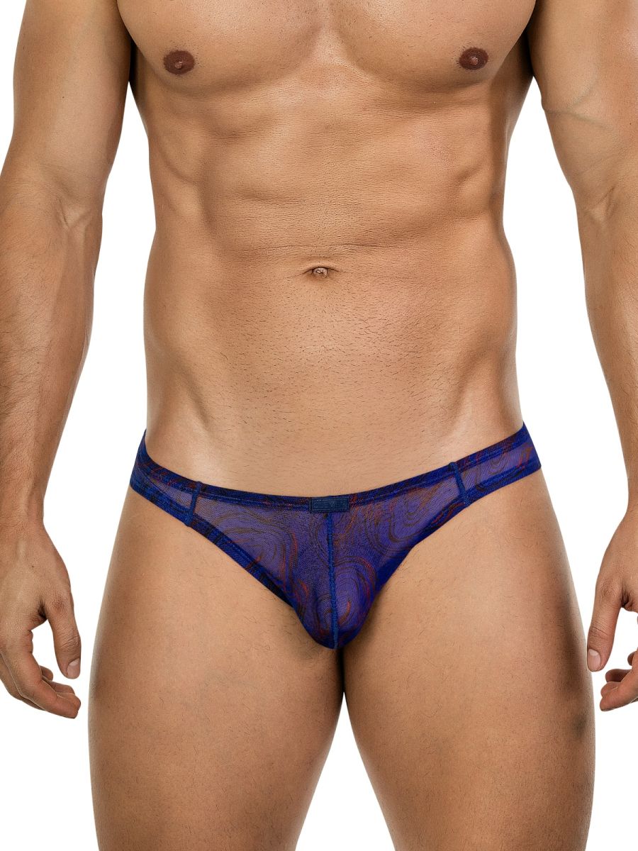 Blue Clever Calipso Bikini Underwear for men by CITYBOYZ★USA, showcasing stylish comfort and a sleek swimwear design.