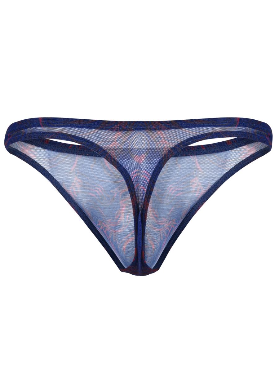 Blue Clever Calipso thong bikini underwear for men by CITYBOYZ★USA, featuring a stylish and comfortable fit.