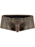 Gold Clever Atlas trunk by CITYBOYZ★USA, showing the stylish, durable storage trunk with metal handles and embossed design.