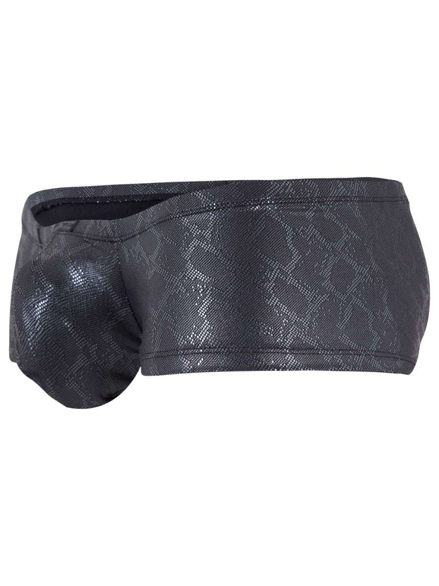 Black Clever Atlas trunk by CITYBOYZ★USA, featuring durable design with secure latches and spacious interior.
