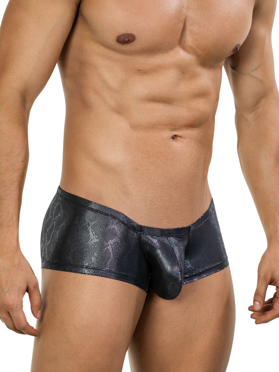 Black Clever Atlas trunk by CITYBOYZ★USA, featuring sturdy design and spacious interior for stylish storage.