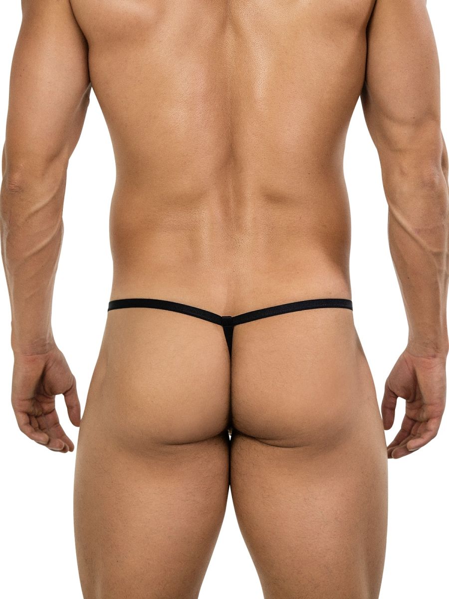 Gold Clever Atlas G-String by CITYBOYZ★USA, premium men's lingerie with sleek design and minimal coverage, shown on a model.