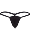 Black Clever Atlas G-String by CITYBOYZ★USA, men's premium lingerie with minimal design and comfortable fit.