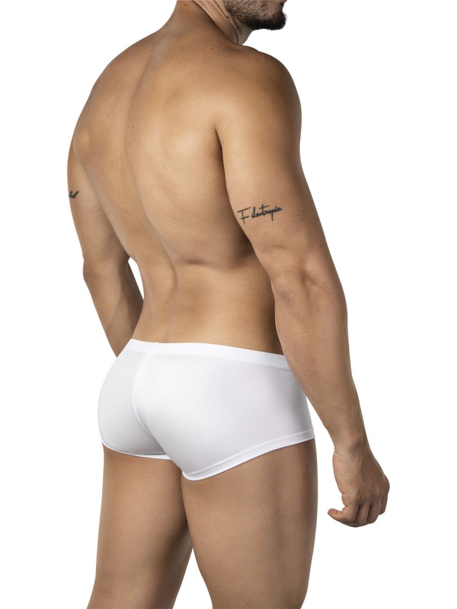 Multi-colored Clever Australian Latin Trunks 26069 3-pack by CITYBOYZ★USA, shown in a set of three with vibrant patterns.