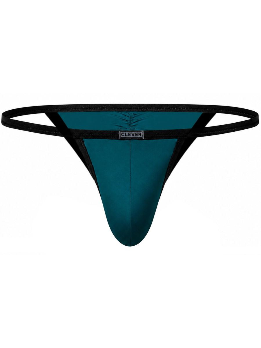Petrol blue Clever Boreas brief by CITYBOYZ★USA with a snug fit, featuring a comfortable waistband and sleek design.