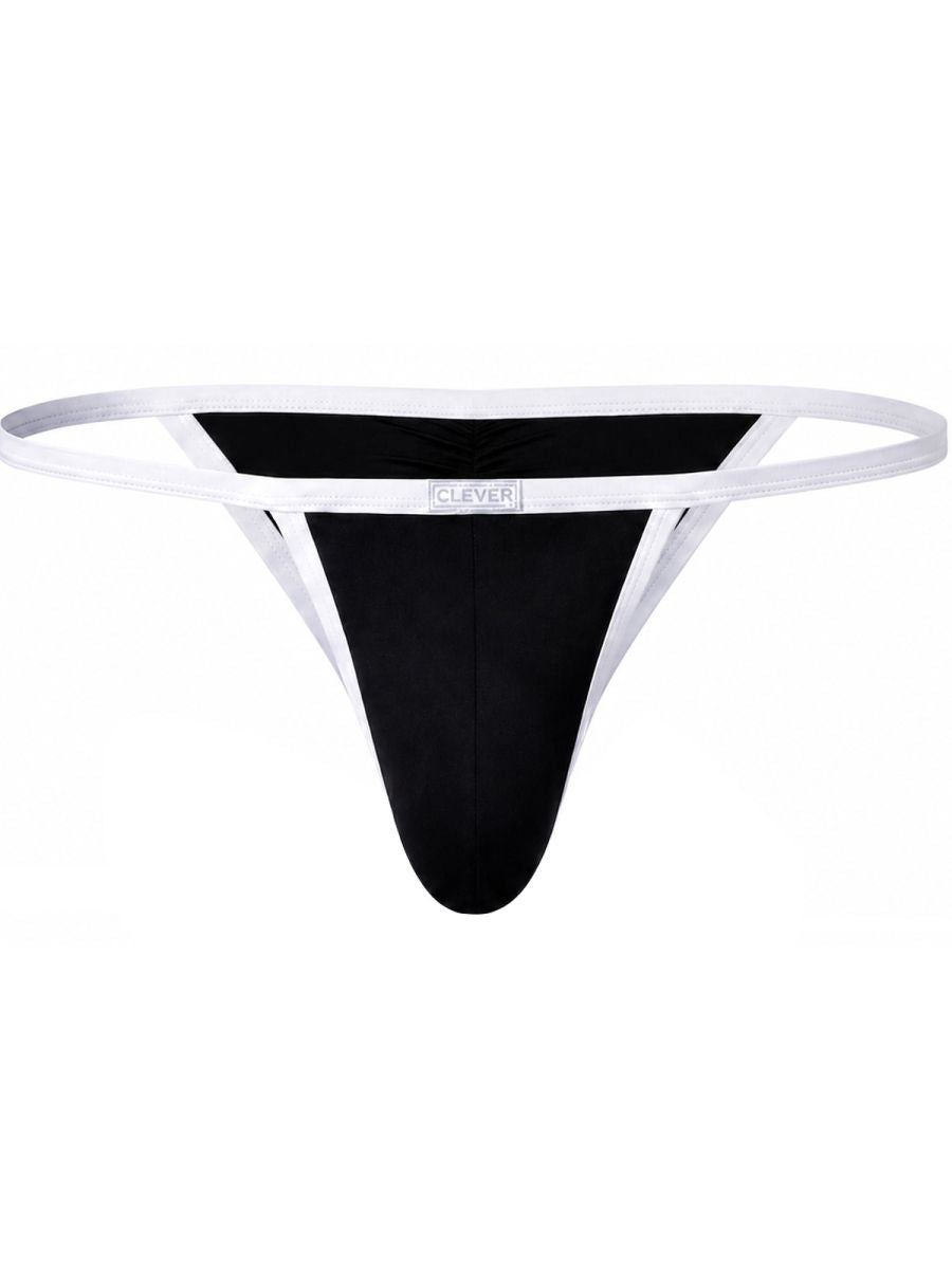 Black CITYBOYZ★USA Clever Boreas Brief with sleek fit and comfortable fabric, shown on a model.