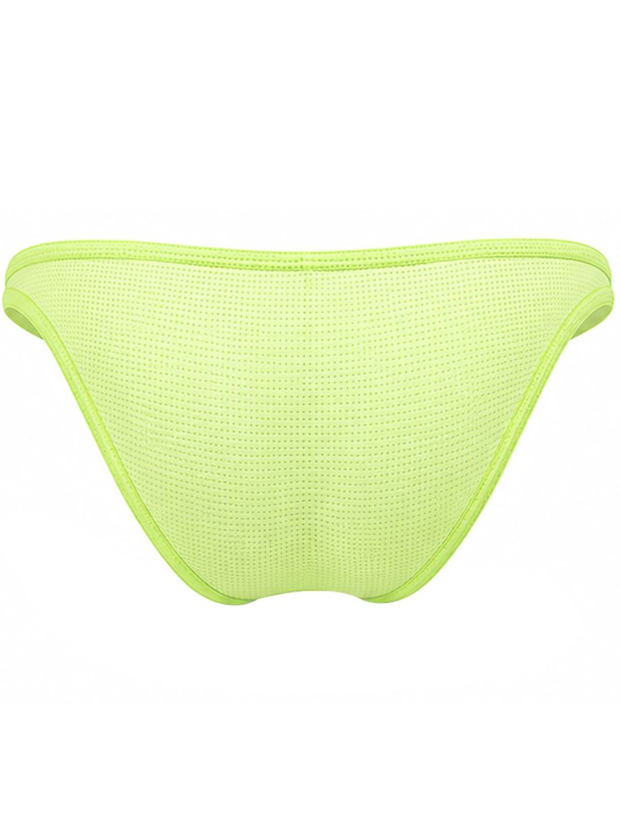 Neon green CITYBOYZ★USA Clever Cronos Brief with sleek fit and comfortable waistband, designed for modern active wear.