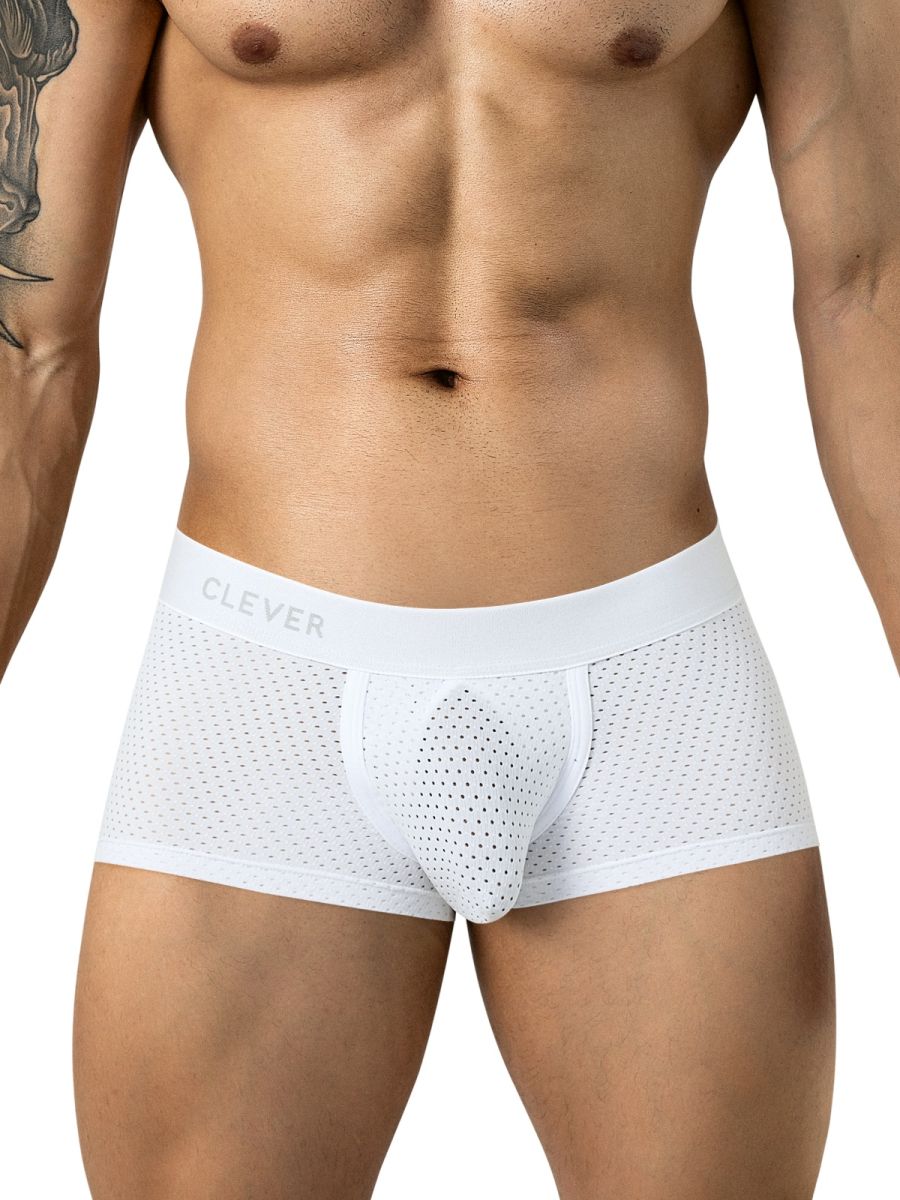 White Clever Ulises trunk by CITYBOYZ★USA featuring durable fabric and spacious design for versatile storage and organization.