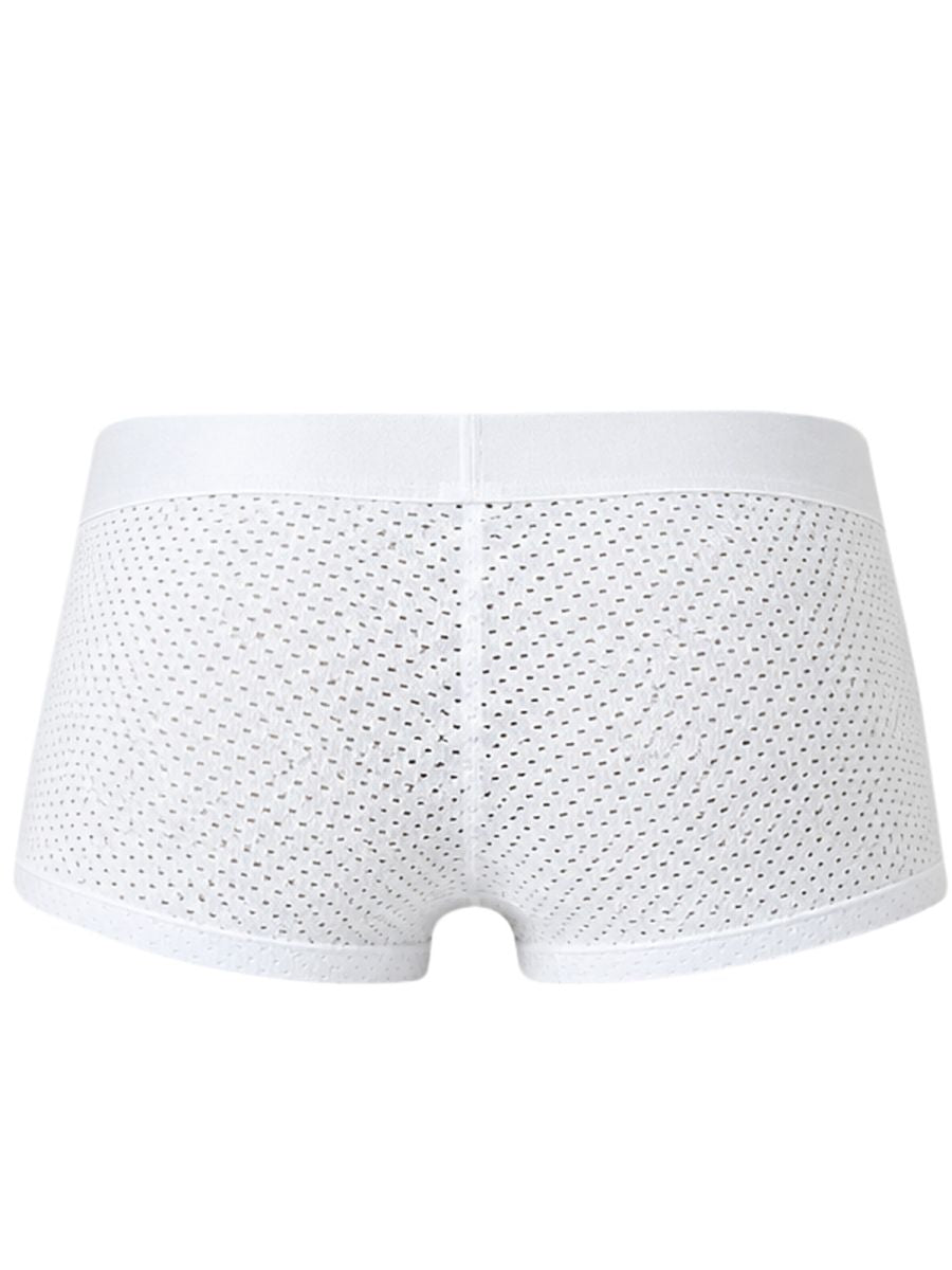 White Clever Ulises trunk by CITYBOYZ★USA with sleek design, featuring multiple compartments and modern hardware.