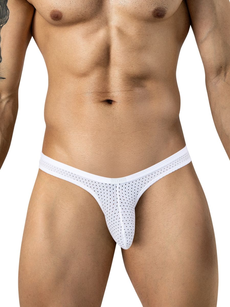 White CITYBOYZ★USA Clever Ulises Brief, men's underwear with comfortable fit and sleek design.