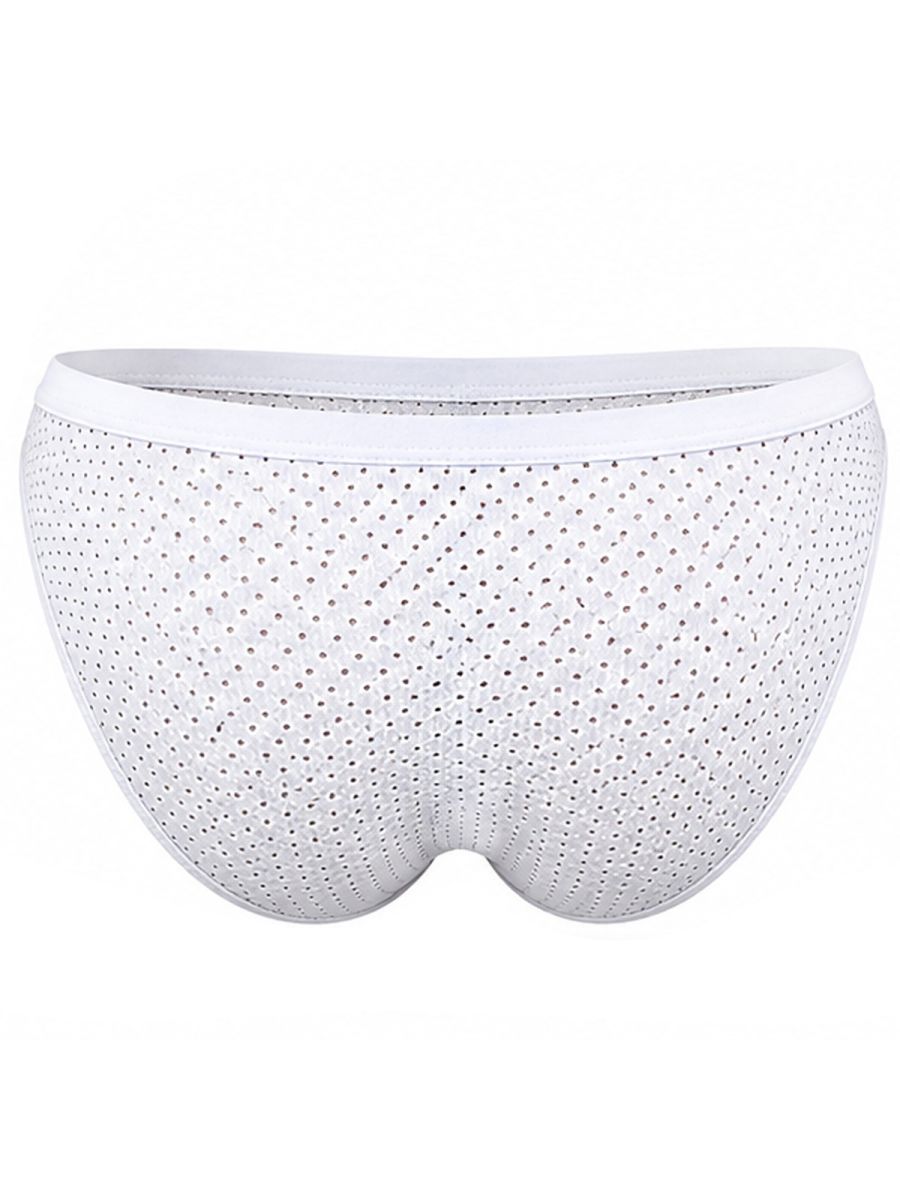White Clever Ulises Brief by CITYBOYZ USA featuring a comfortable, fitted brief design with a branded waistband.