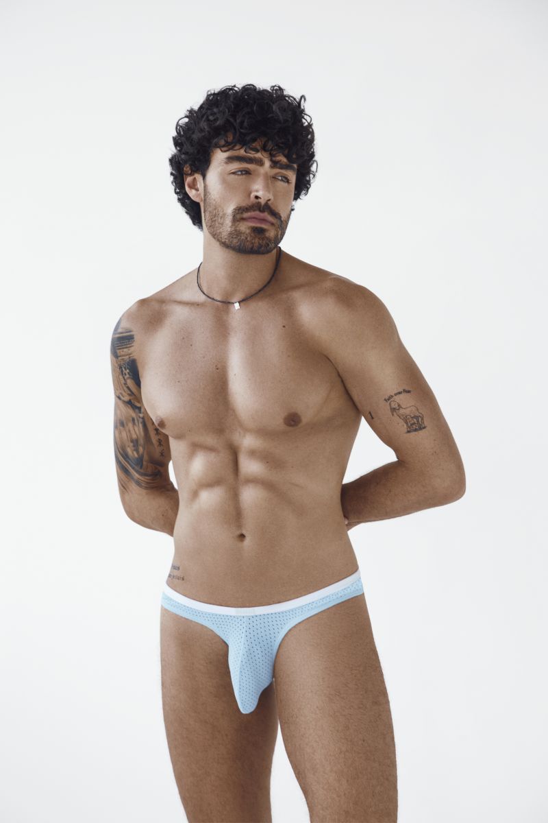 Light blue CITYBOYZ USA Clever Ulises brief with snug fit, soft fabric, and stylish design for comfortable everyday wear.