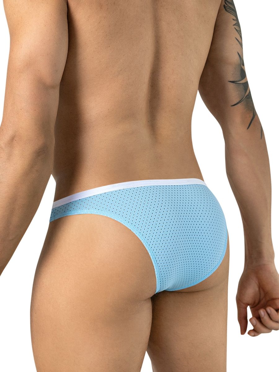 Light blue Clever Ulises Brief by CITYBOYZ USA featuring comfortable, stylish men's underwear with a snug fit and soft fabric.