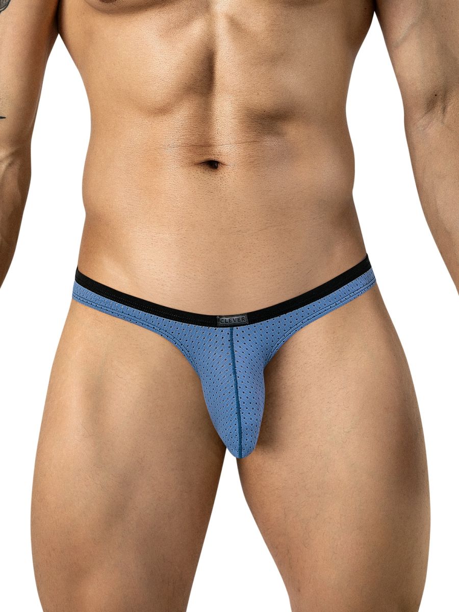 Steel blue Clever Ulises brief by CITYBOYZ★USA featuring a sleek, comfortable fit and modern design.