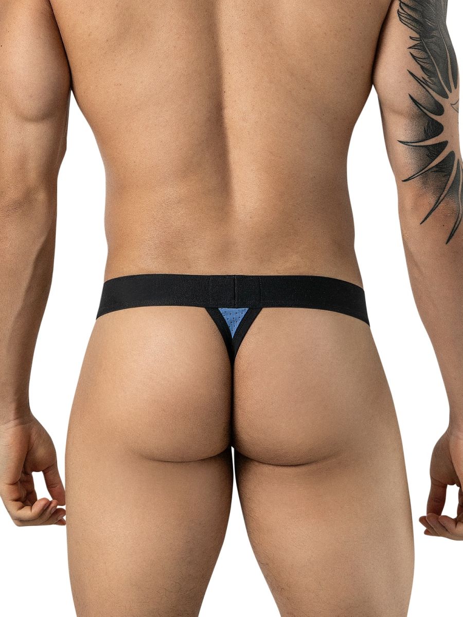Steel blue Clever Ulises thong by CITYBOYZ★USA, showcasing a stylish, fitted men's underwear with smooth fabric and minimalist design.