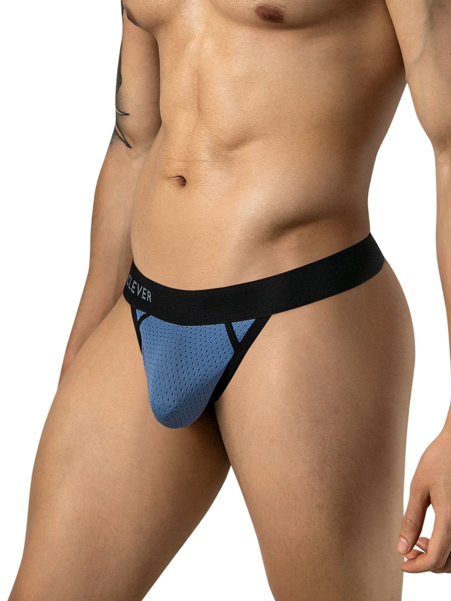 Steel blue Clever Ulises Thong by CITYBOYZ★USA, featuring comfortable fit and sleek design, shown in the product image.