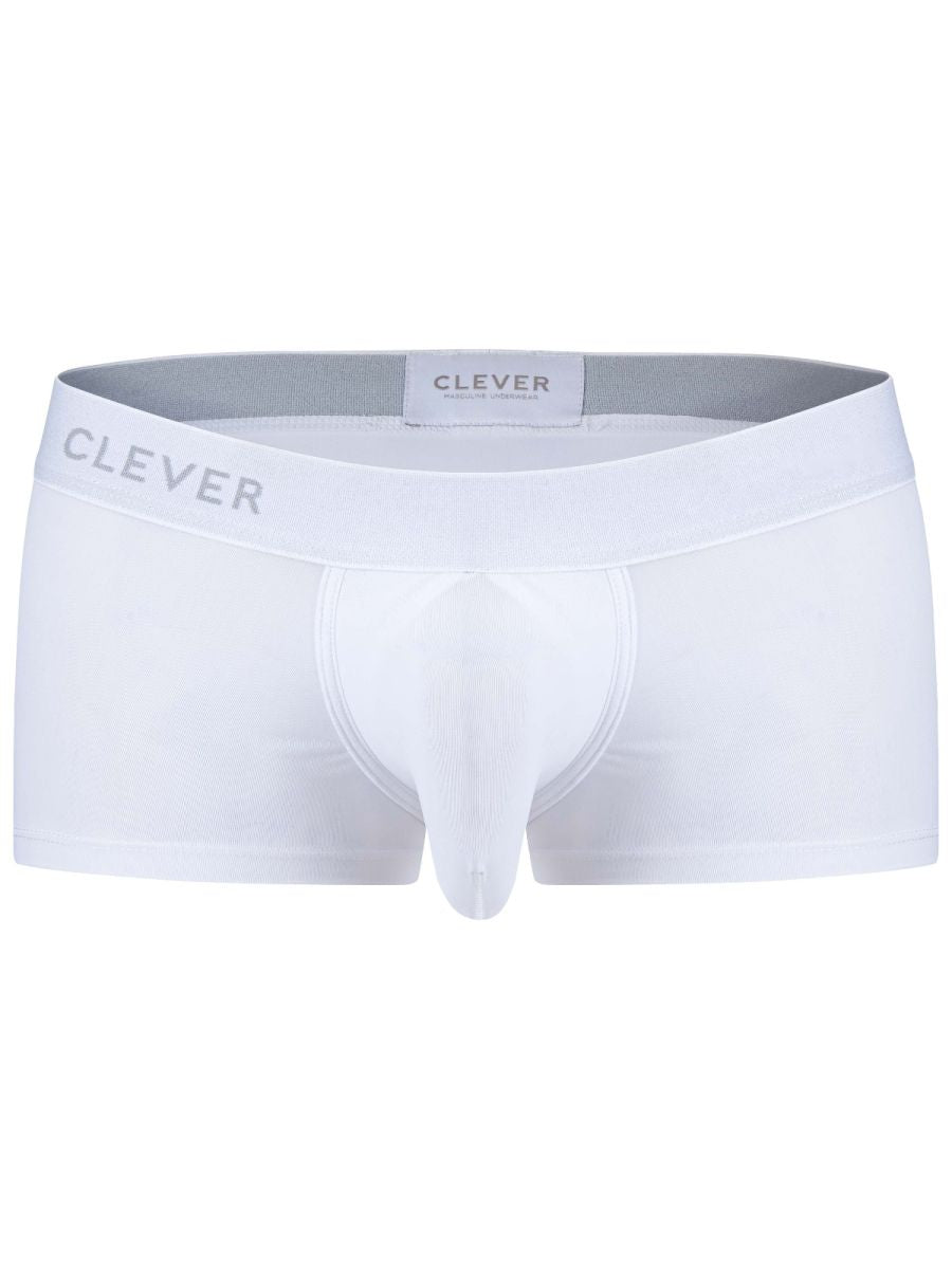 White Clever Mompox trunk by CITYBOYZ★USA, showcasing a stylish storage trunk with metal accents and vintage design.
