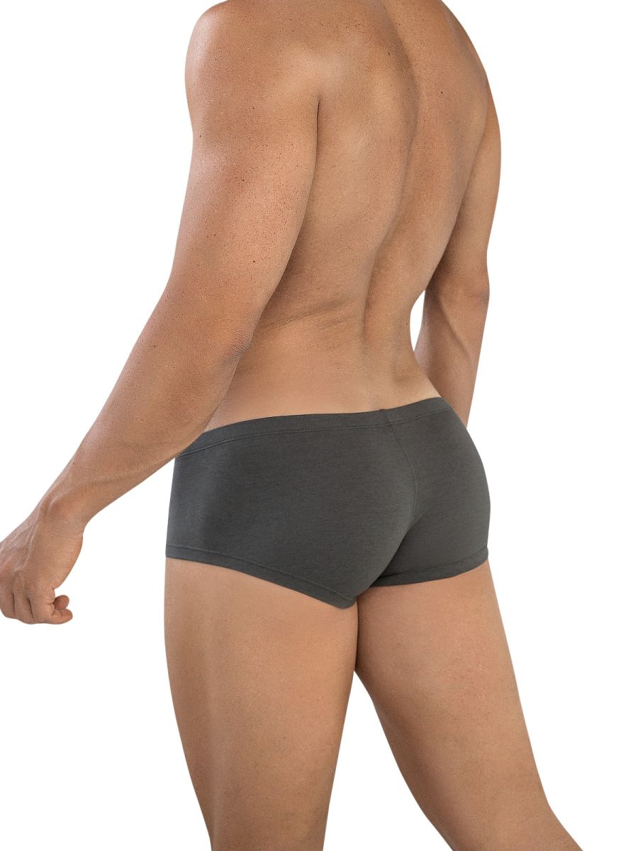Set of three Clever Australian Latin Trunks in vibrant multi-colored fabric by CITYBOYZ USA, featuring comfortable waistband and snug fit.