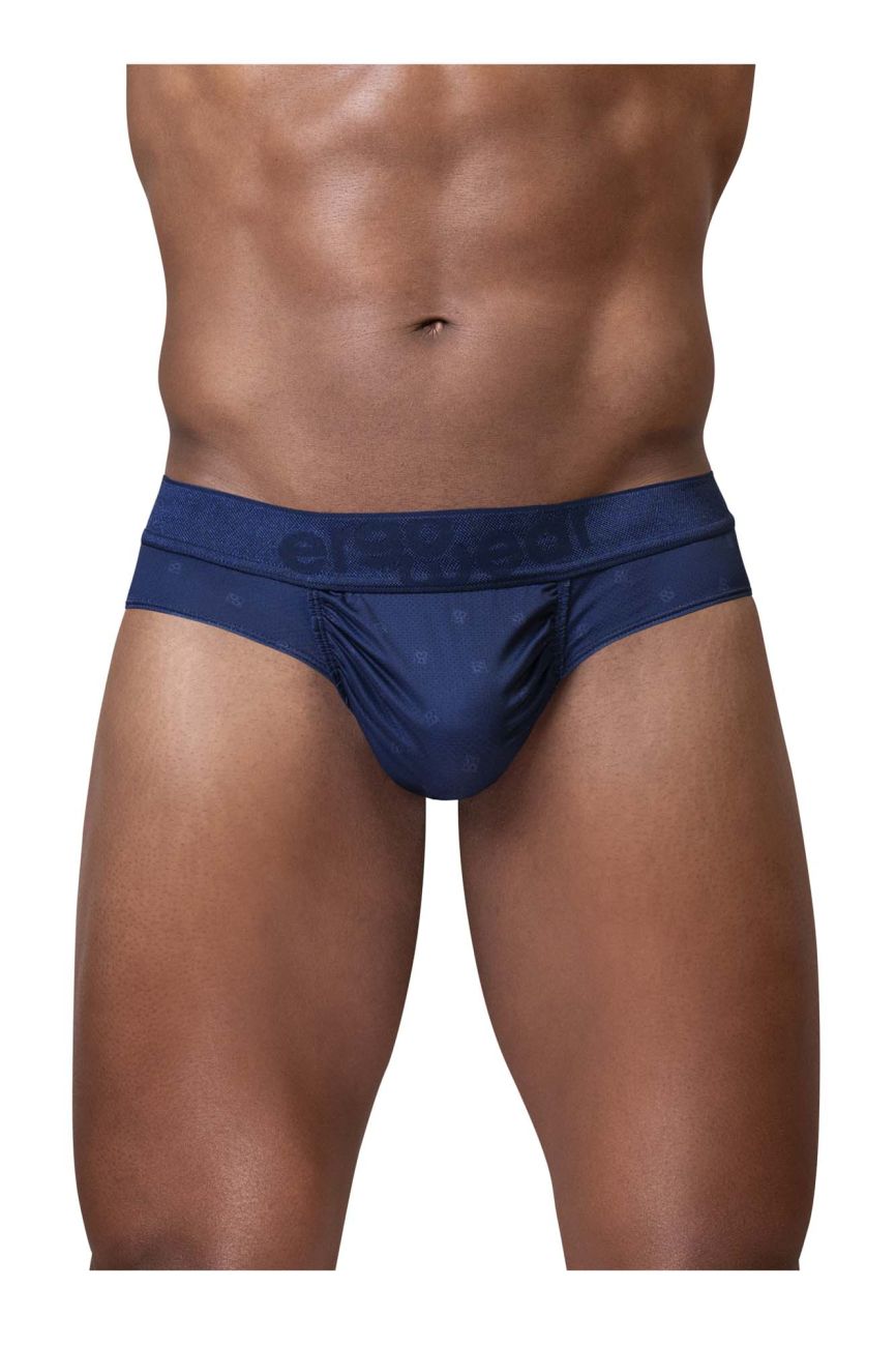 Navy blue ErgoWear FEEL SE thong by CITYBOYZ★USA, showcasing the sleek, comfortable design and smooth fabric detail.