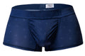 Navy blue ErgoWear FEEL SE trunks briefs by CITYBOYZ USA with a snug fit and elastic waistband, displayed on a white background.