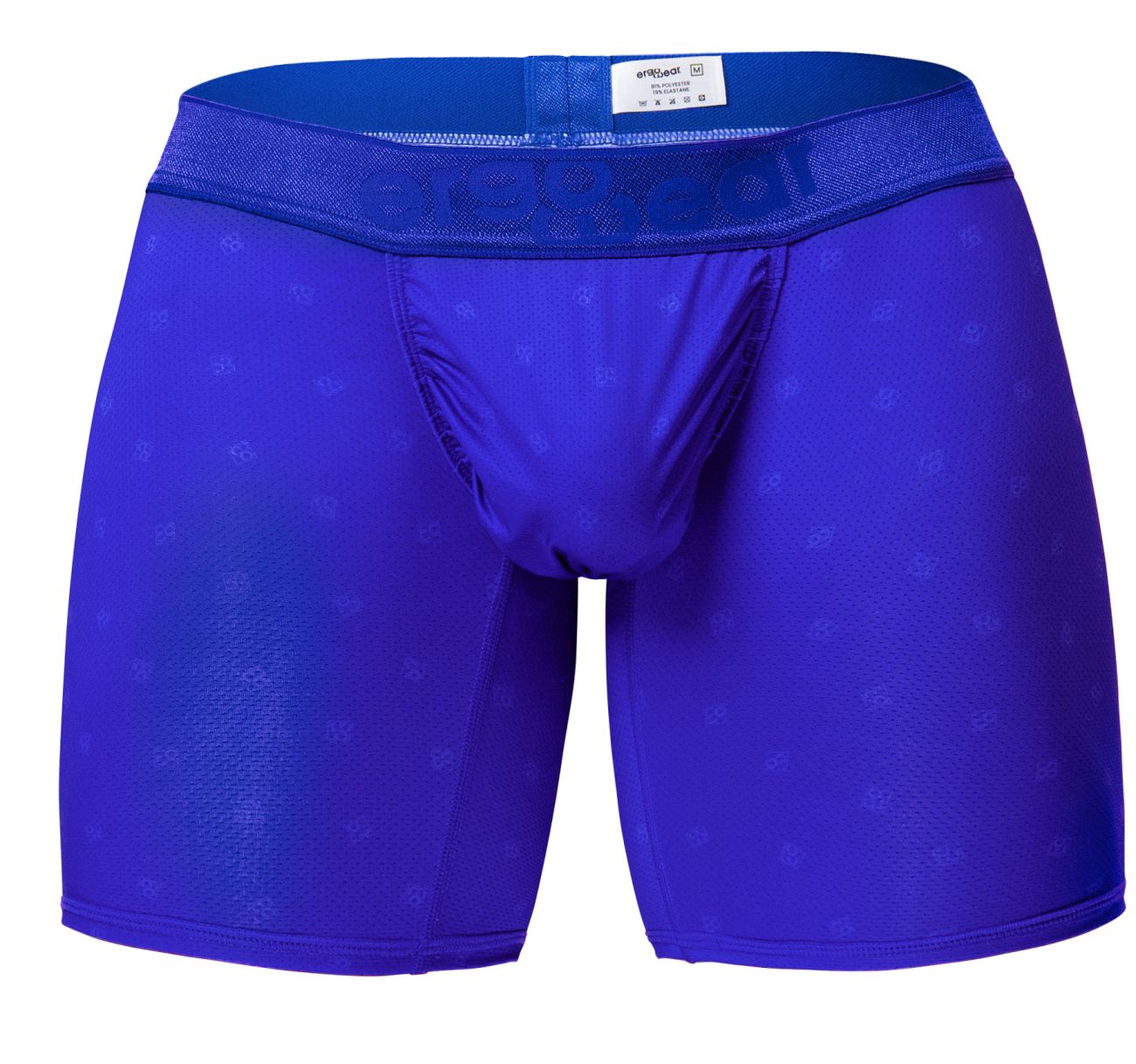 Royal blue ErgoWear FEEL SE Boxer Brief by CITYBOYZ★USA, featuring comfortable fit and soft waistband, shown on a model.