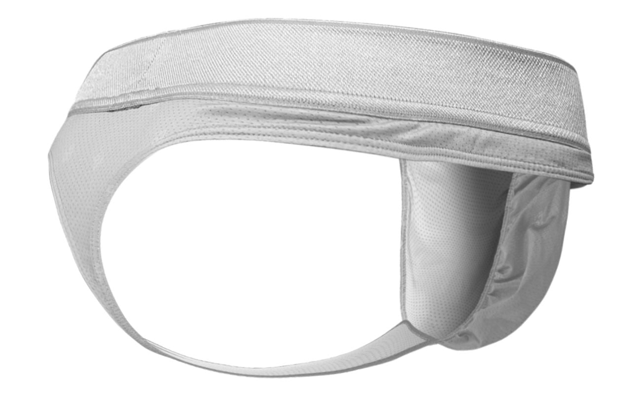Silver ErgoWear FEEL SE Thong by CITYBOYZ★USA, showcasing sleek fabric and minimal design on a neutral background.