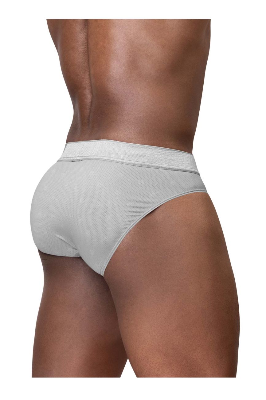 Silver ErgoWear FEEL SE Brief by CITYBOYZ★USA featuring a sleek, comfortable design and snug fit for everyday wear.