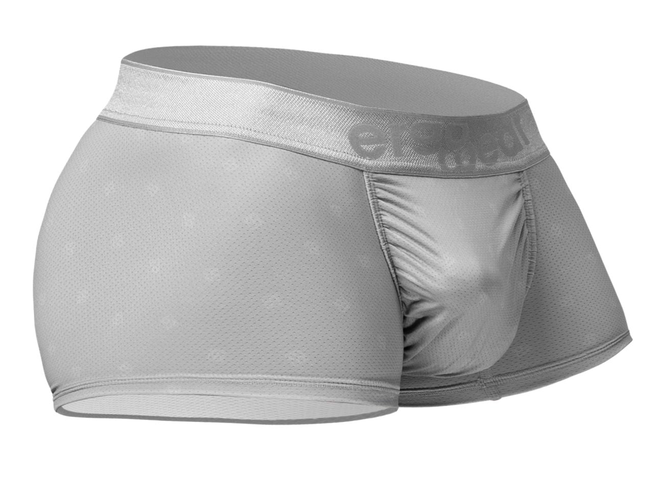 Silver ErgoWear FEEL SE Trunks by CITYBOYZ★USA, men's brief underwear with a sleek fit and comfortable waistband.