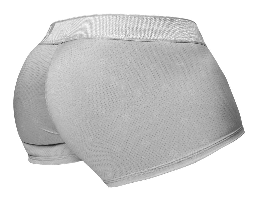 Silver ErgoWear FEEL SE Trunks by CITYBOYZ★USA, sleek men's briefs with comfortable fit and stylish design.