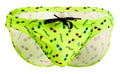 Bright yellow ErgoWear Feel SW swim brief by CITYBOYZ★USA, featuring a stylish, comfortable design for swimwear or beach wear.
