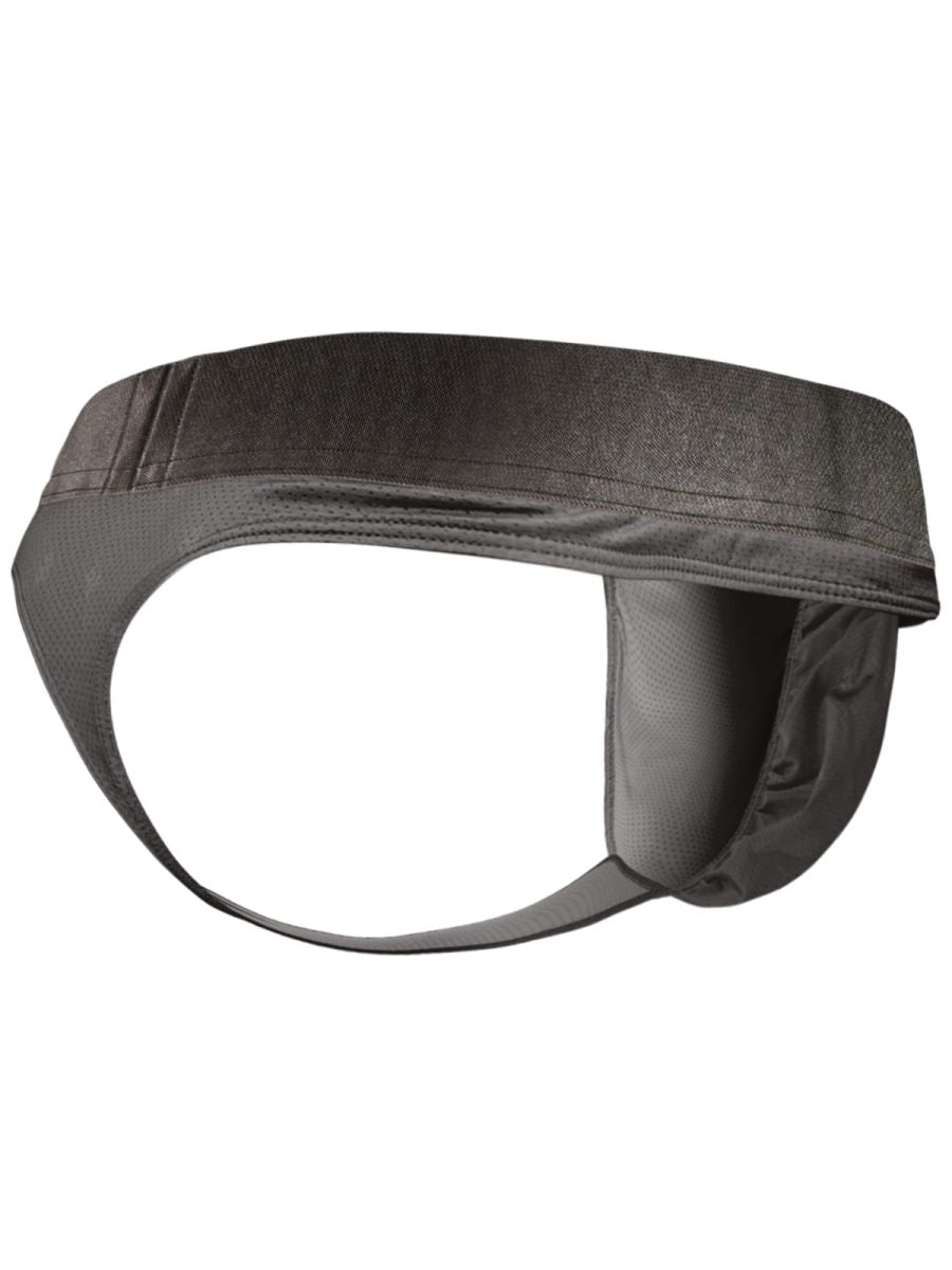 Dark gray ErgoWear FEEL SE Thong trunks by CITYBOYZ USA, featuring a comfortable fit and sleek design with minimal detailing.