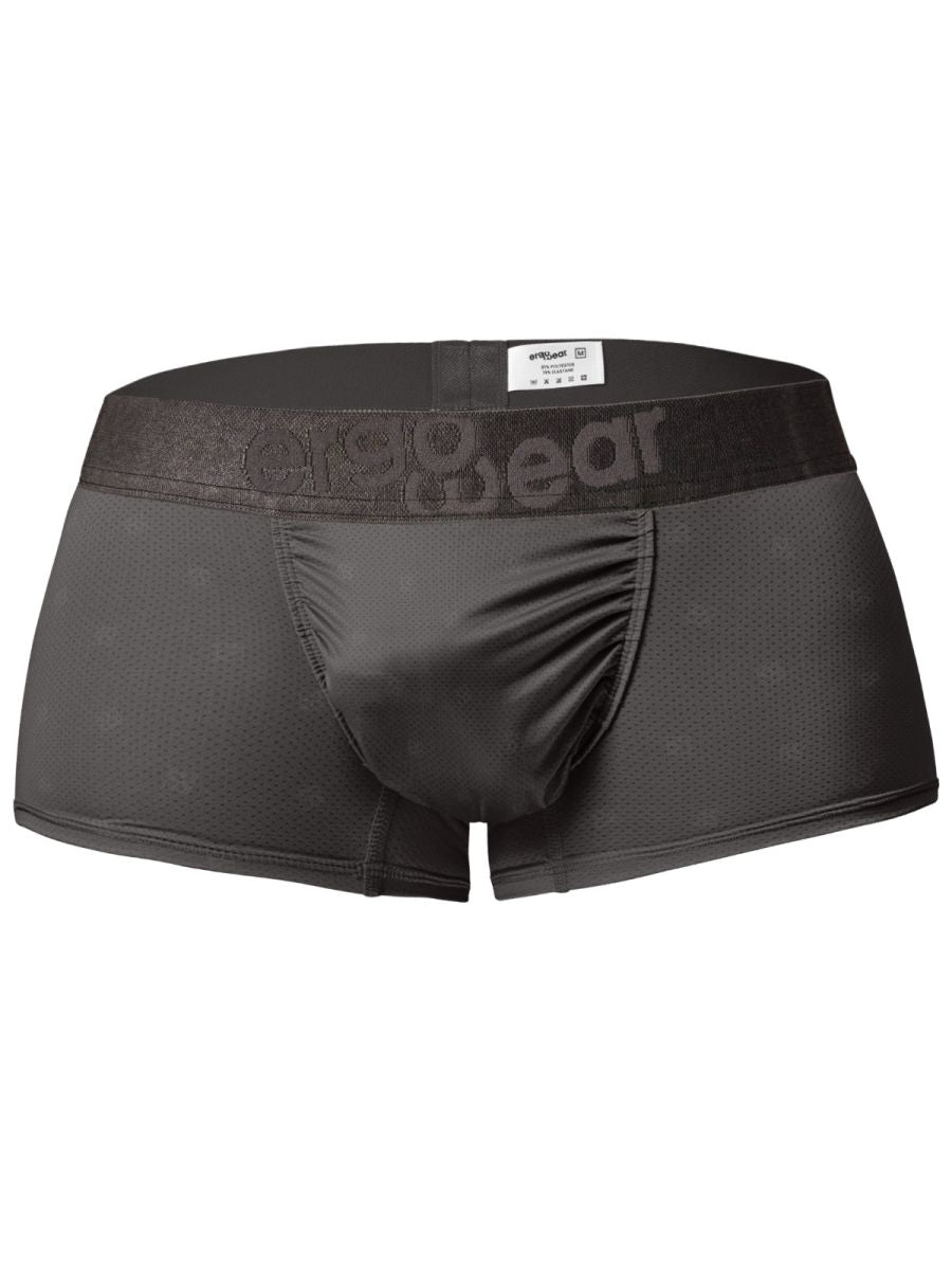 Dark gray CITYBOYZ★USA ErgoWear FEEL SE trunk showing comfortable fit and smooth fabric with waistband design.
